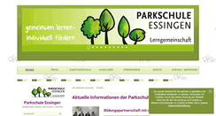 Desktop Screenshot of parkschule-essingen.de